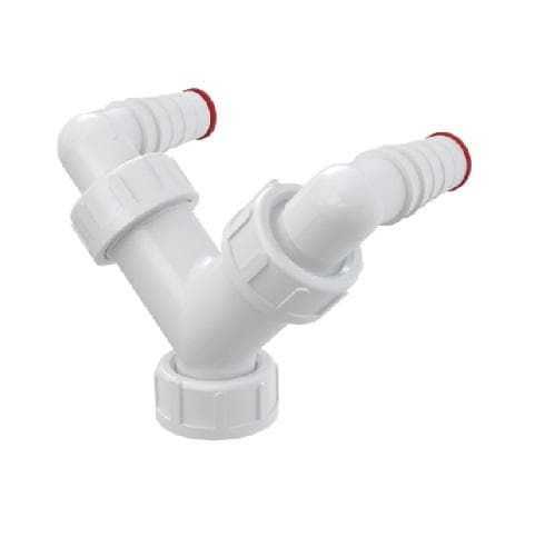 Dvojitá hadicová prípojka P148 G1", pre hadice 17–23 mm,
