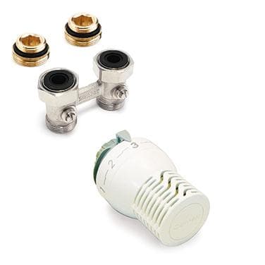SET_VK priamy - 1/2"-3/4"E - termostatický set EUROKONUS so SENSITY-RI na dopojenie radiátorov so SP