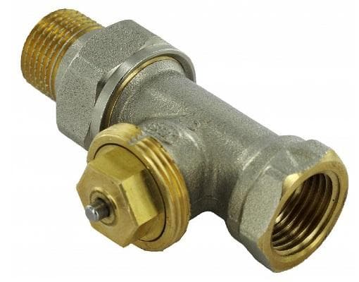 R859424 Termostatický ventil priamy s prednastavením1/2", krátke prevedenie