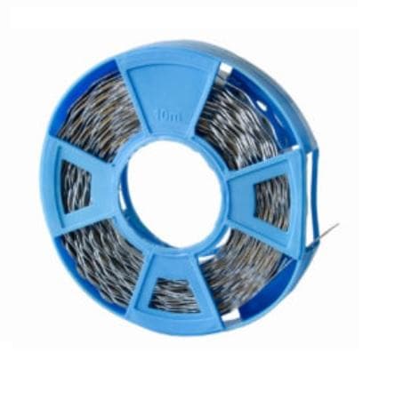 Páska pozinkovaná dierovaná, 1.0 x 26 mm, priemer diery 8,2 mm, dĺžka 10m