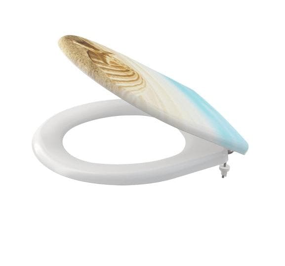 WC sedadlo A604 Shell univerzálne SOFTCLOSE spomaľovací systém, duroplast Antibacterial, rýchloupín.