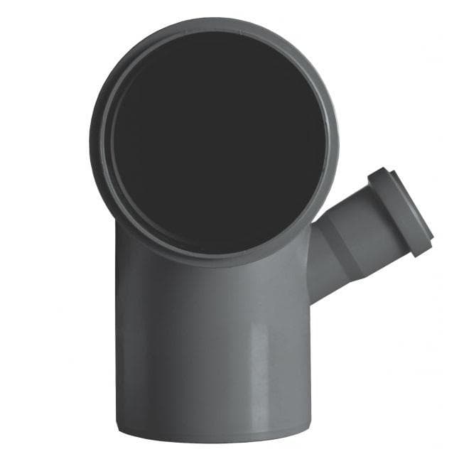 HT koleno priemer 110 mm s odbočkou priemer 50 mm - PRAVÉ pre vnútorný odpad (HTB koleno)
