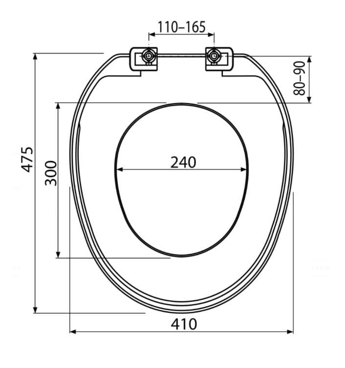  Alca WC sedadlo A3553 AL-SEDADLO WC A3553 mat.PP Antibakt.