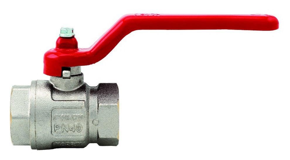 IT090 IDEAL guľový ventil, voda, F/F - páka červená