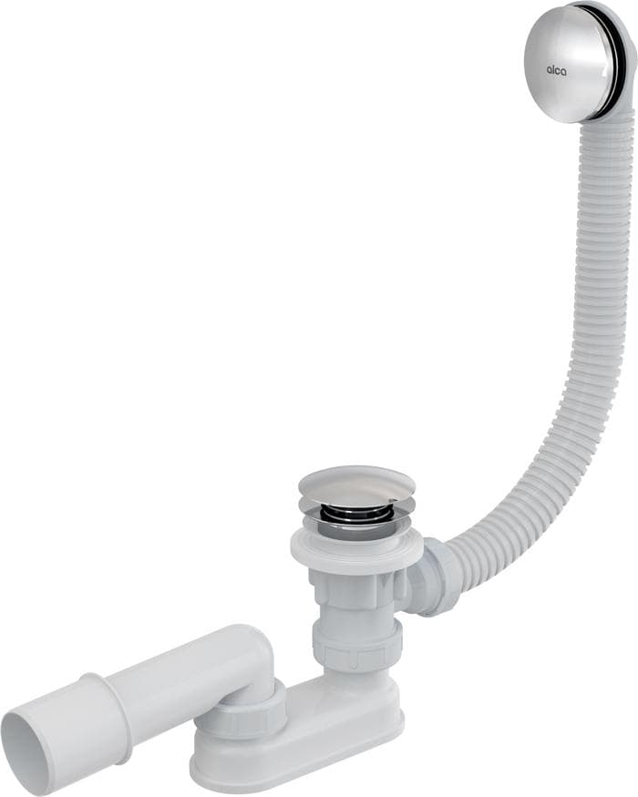 Vaňový sifón A504CKM, CLICK/CLACK kov so sitkom, dĺžka 57 cm