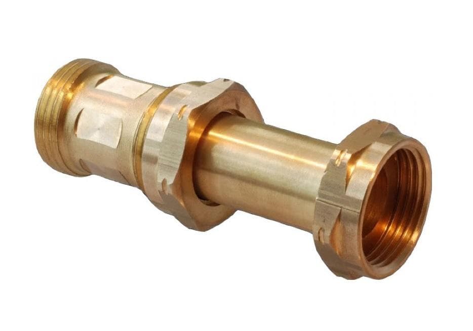 Teleskopické polšróbenie k vodomerom 1/2"x3/4" MF, mosadz