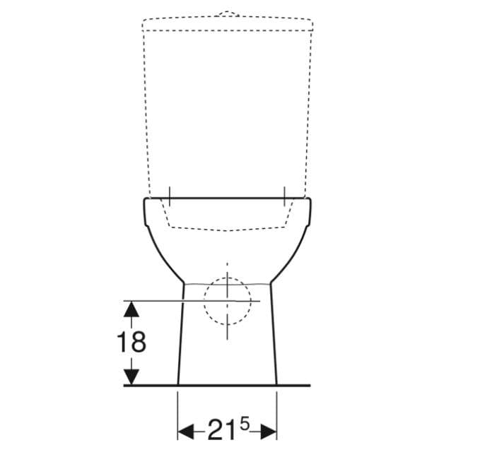  Geberit WC misa Rimfree Geberit Selnova , hlboké splachovanie, vodorovný odtok, čiastočne skryté upevnenie G WC misa Rimfree Geberit Selnova , vodorovný odtok, čiastočne skryté upevnenie
