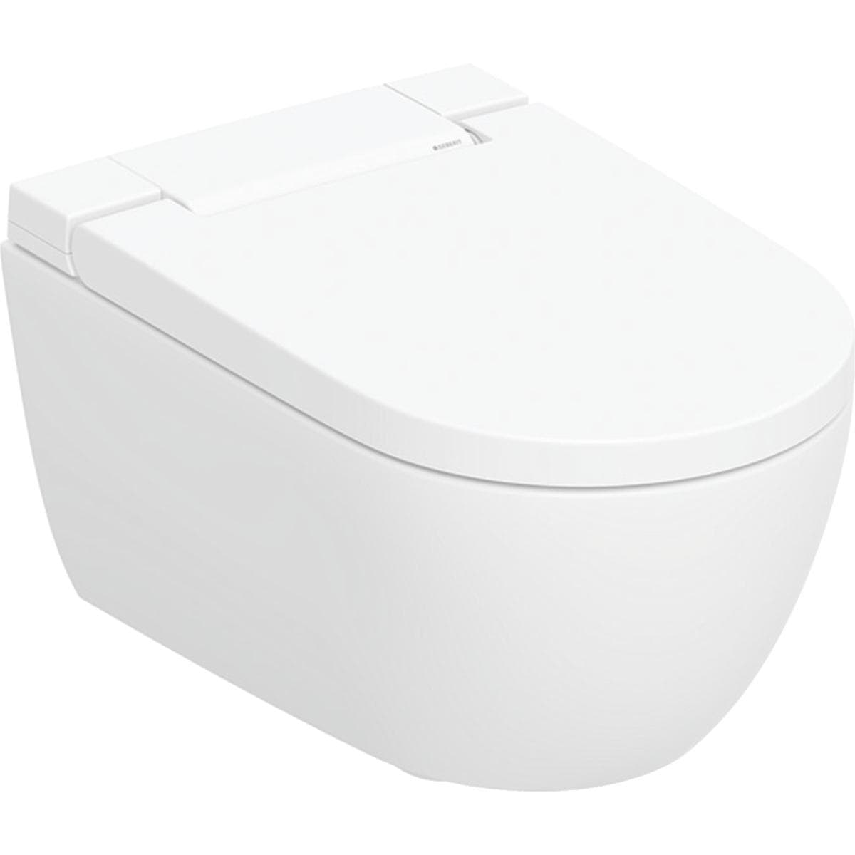AquaClean  ALBA sprchovacie WC závesné Geberit, KeraTect, dizajnový kryt biely (nahrádza 146.092.11.1) (AQUACLEAN)