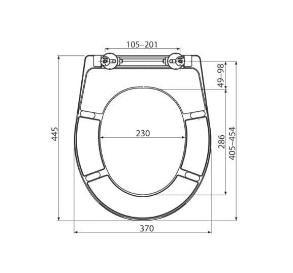  Alca WC sedadlo A604  univerzálne SOFTCLOSE spomaľovací systém, duroplast Antibacterial, rýchloupínací s. AL-SEDADLO WC A604 SPOMAL.nahradzaA64 i A65