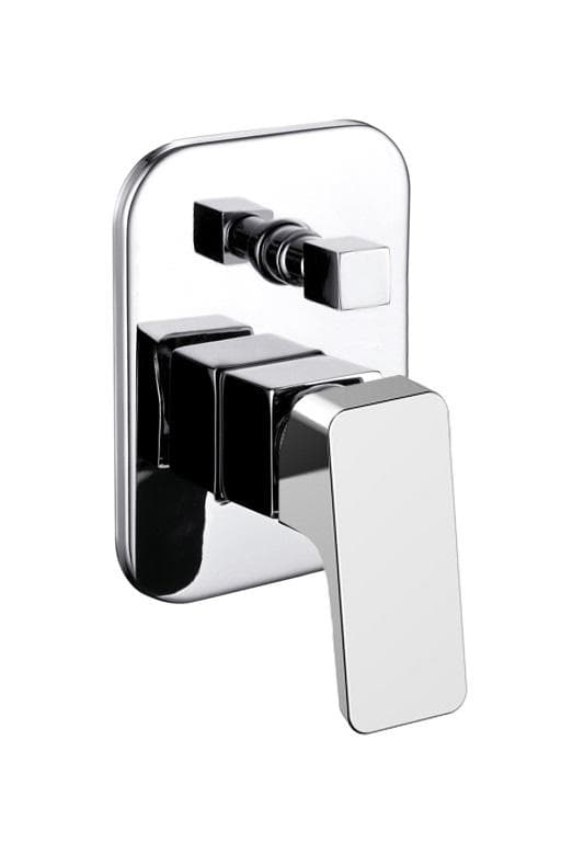 ASC.2115P SAMTEK CUBIDO vaňová a sprchová batéria podomietková do kúpeľne s pákou (obsahuje podomietkový box s prepínačom)