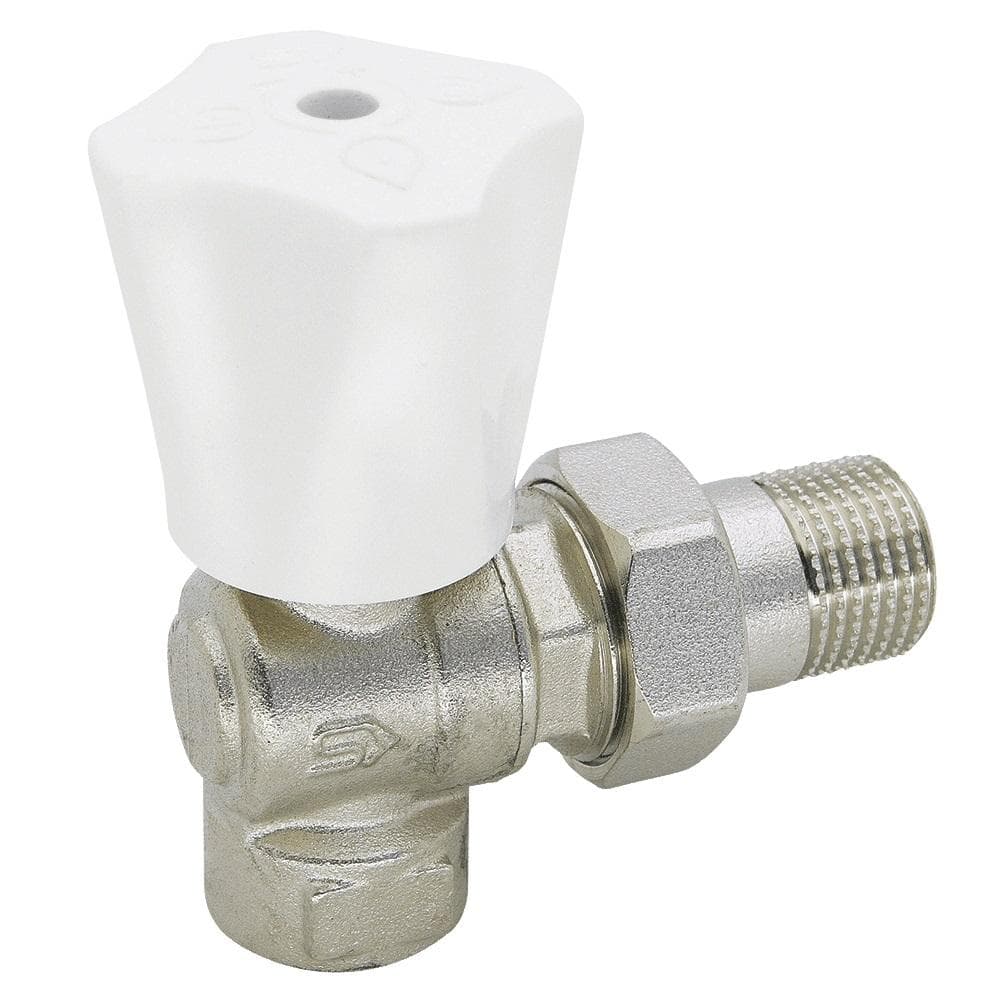 VE-4525 Radiátorový ventil trojpolohový DN15 - 1/2", guľový rohový