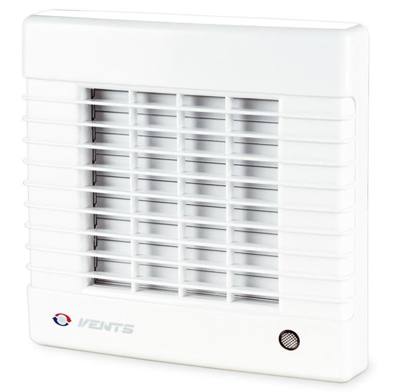 100ML 12V - Domový ventilátor typ MA, so žalúziou a guľ. ložiskom, priemer 100 mm, 86m3/h, 12V