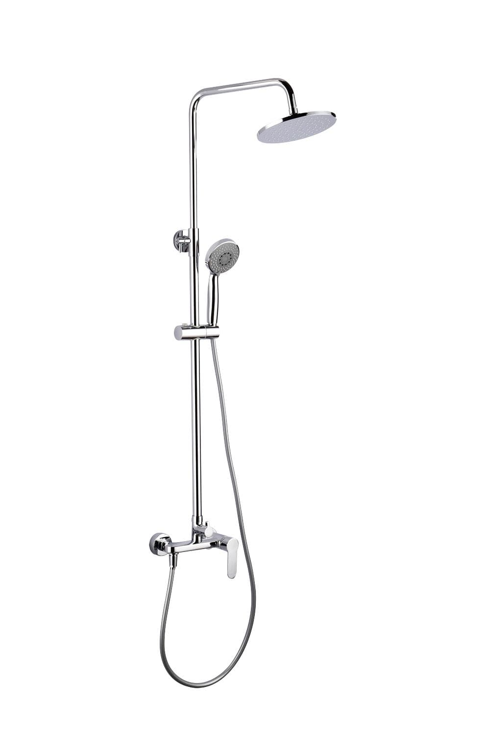 KB601TETU SAMTEK KLASIK sprchová batéria na stenu do kúpeľne s pákou, teleskopická s príslušenstvom, montážny rozstup 150 mm (set sprchový)