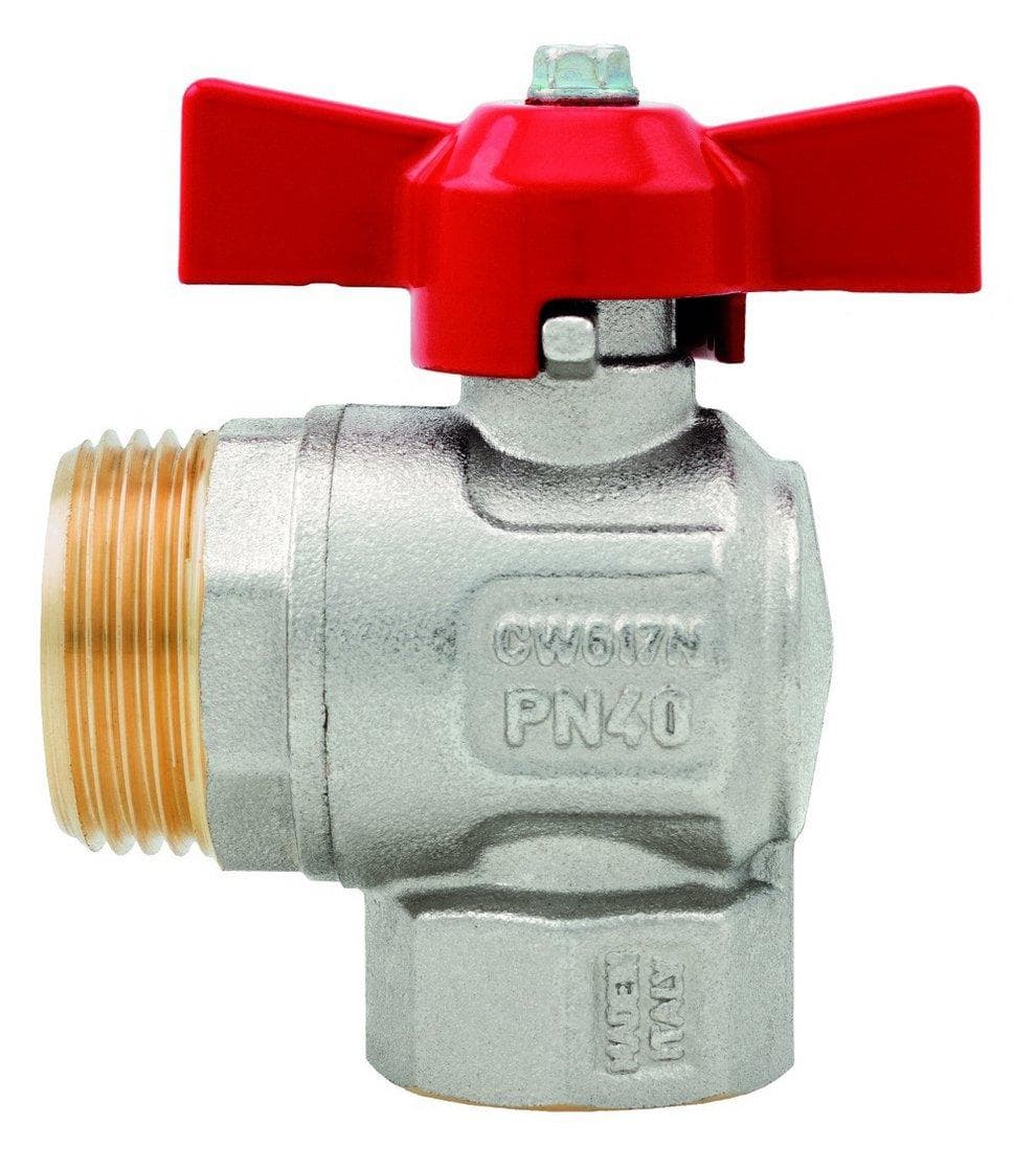 IT298SDC IDEAL guľový ventil rohový bez šróbenia, voda (k rozdeľovaču)