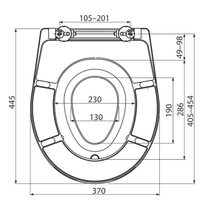  Alca WC sedadlo A603 univerzálne s detskou vložkou, duroplast Antibacterial, rýchloupínací systém AL-SEDADLO WC A603 Spolam.odnim+detska vlozka za A69