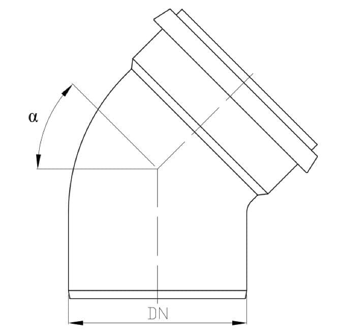  Plast Brno HTB koleno biele 32/87° (CK38100) HT-BIELE KOLENO 32/87°   PB