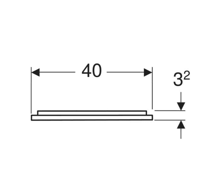  Geberit Osvetlené zrkadlo Geberit Option Plus Square s priamzm a nepriamym osvetlením  40x70cm,Eloxovaný hliník G Osvetlené zrkadlo Geberit Option Plus Square s priamzm a nepriamym osvetlením  40x70cm,Eloxovaný hliník