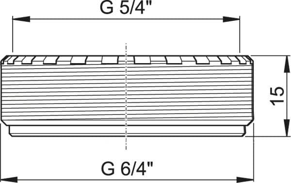  Alca Redukcia plastová S0507-ND, 6/4"x5/4" AL-REDUKCIA PLAST. 6/4"x5/4" MF 15mm