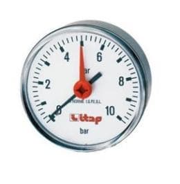 ITAP Manometer zadný 1/4", 1 MPa, D = 63 (plast)