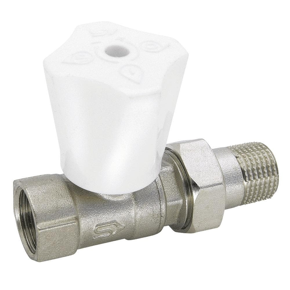 VE-4524 Radiátorový ventil trojpolohový DN15 - 1/2", guľový priamy