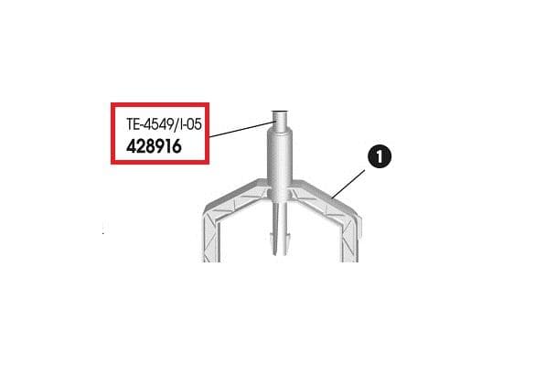 ND - TE-4549/II-05 tiahlo pre vypúšťacie zariadenie TE-4549B/I a TE-4549P/I