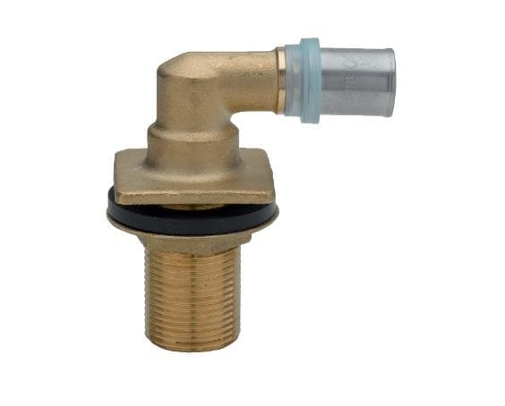 RB Lisovacie koleno predĺžené pre nádrže s vonk závitom 20x1/2"x30 (pre tenké steny), 502400200430