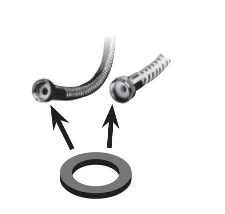 Gumové tesnenie pre sprchové hadice 18,5x10x1 mm (min.obj. 50ks)