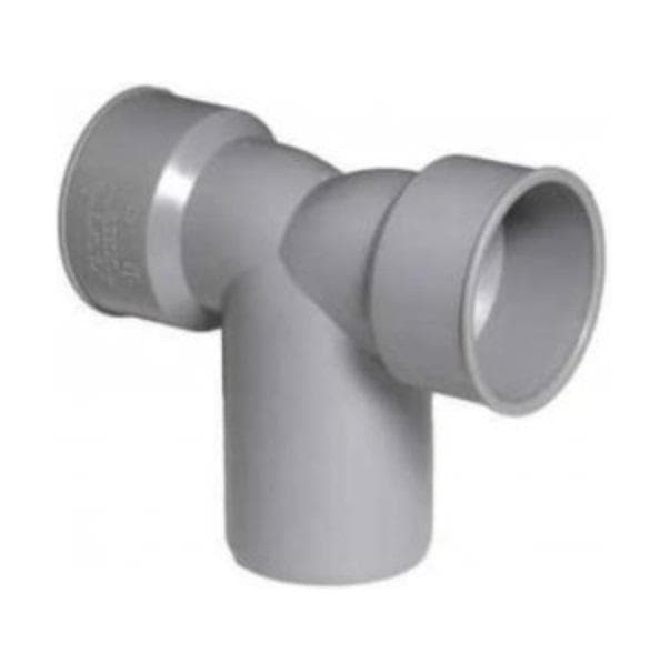 HT koleno dvojité priemer 40/50/40 mm bez gumičky 90°, vhodné manžety B,C (HTDSW koleno dvojité)112970
