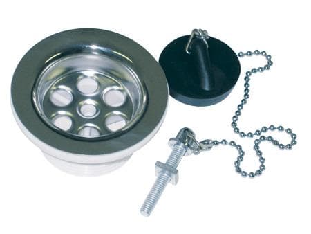 Výpusť umývadlová PR7075C, pileta 5/4" s nerezovou mriežkou