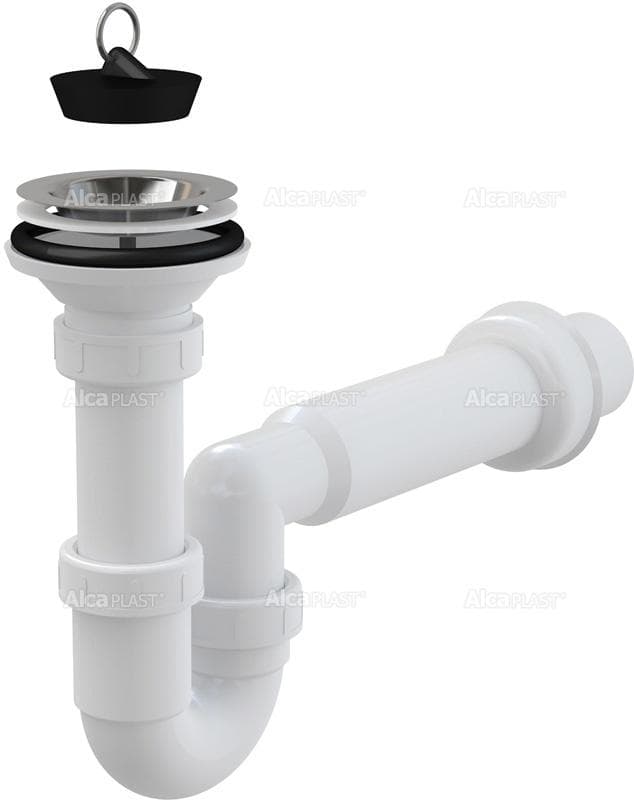 Drezový sifón A464-DN50 priemer 80 mm so zápachovou uzáverou