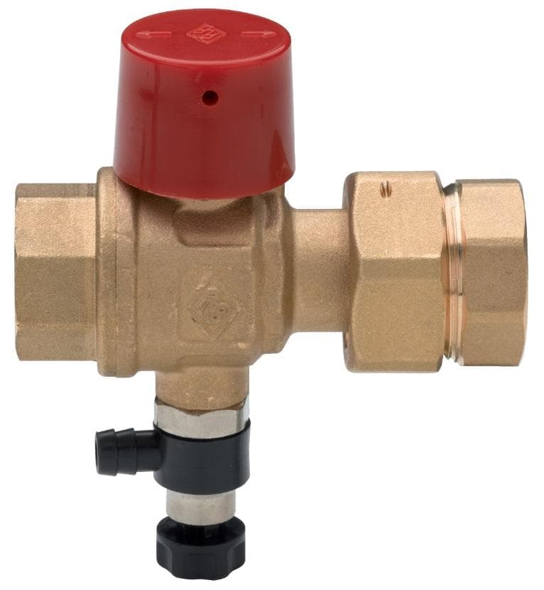 RB Guľový ventil 4634 pre expanzné nádoby  3/4" možnosť plombovania