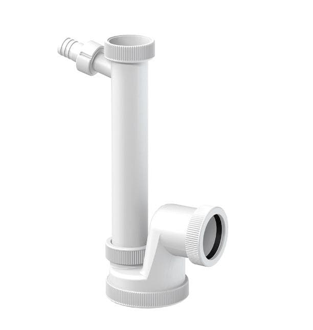 Drezový sifón T-735/I DN50/DN40, bez odpadového ventilu, s prevlečnou maticou G 1 1/2", s prípojkou