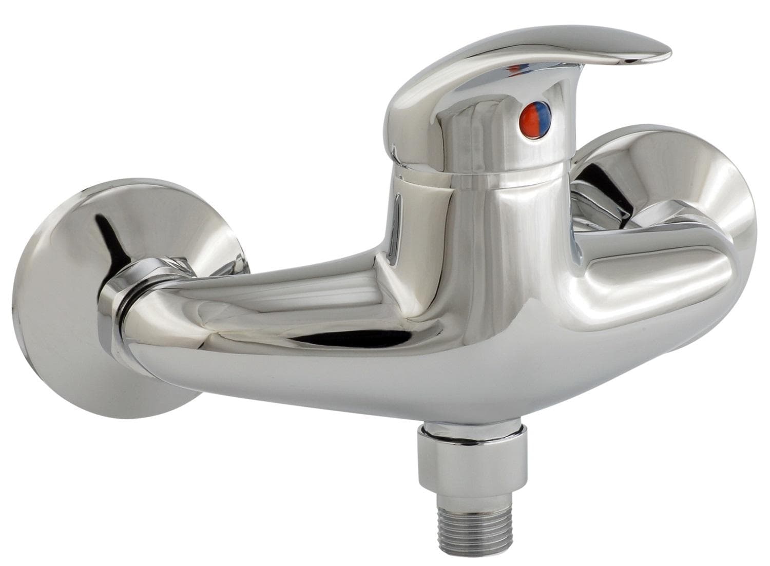 RS.6120.150 SAMTEK ARIES sprchová batéria na stenu do kúpeľne s pákou, montážny rozstup 150 mm