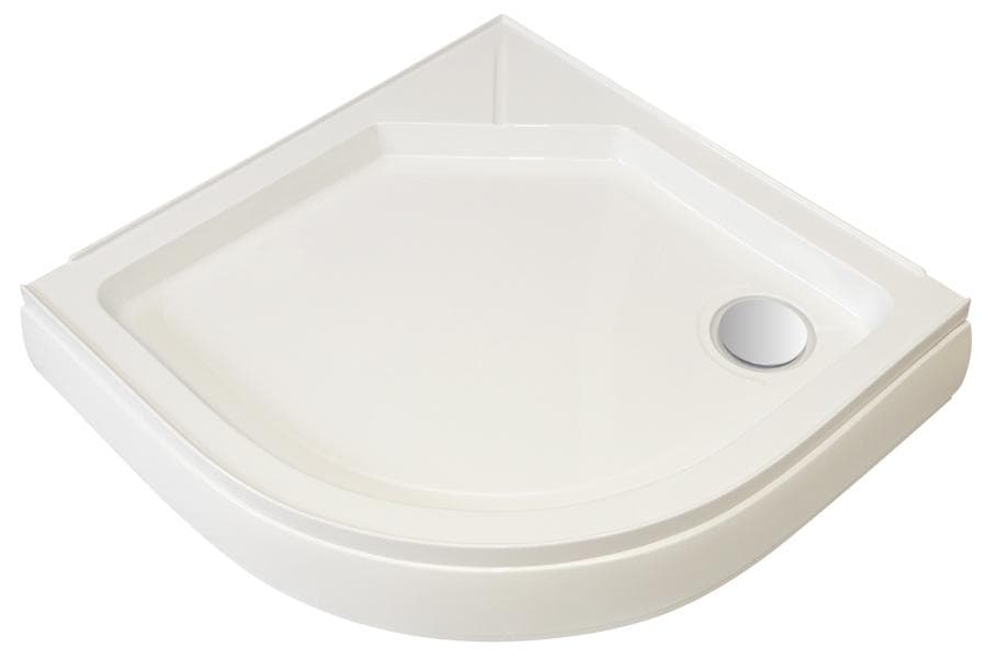 Sprchová vanička  oblá 900x900 mm, EVITA SAMTEK SKO-V8141-90, výška 195 mm, R550, spevnená, sifón