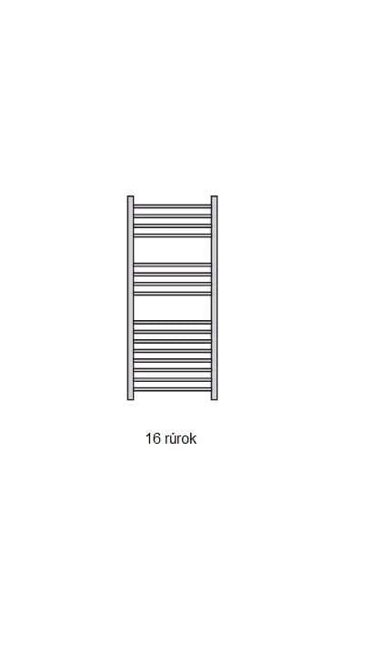  Očenášek BNT450-790 kúpeľňový radiátor rovný biely, šírka 450 mm, výška 790 mm REBRIK ROVNY BNT 450-790 biely