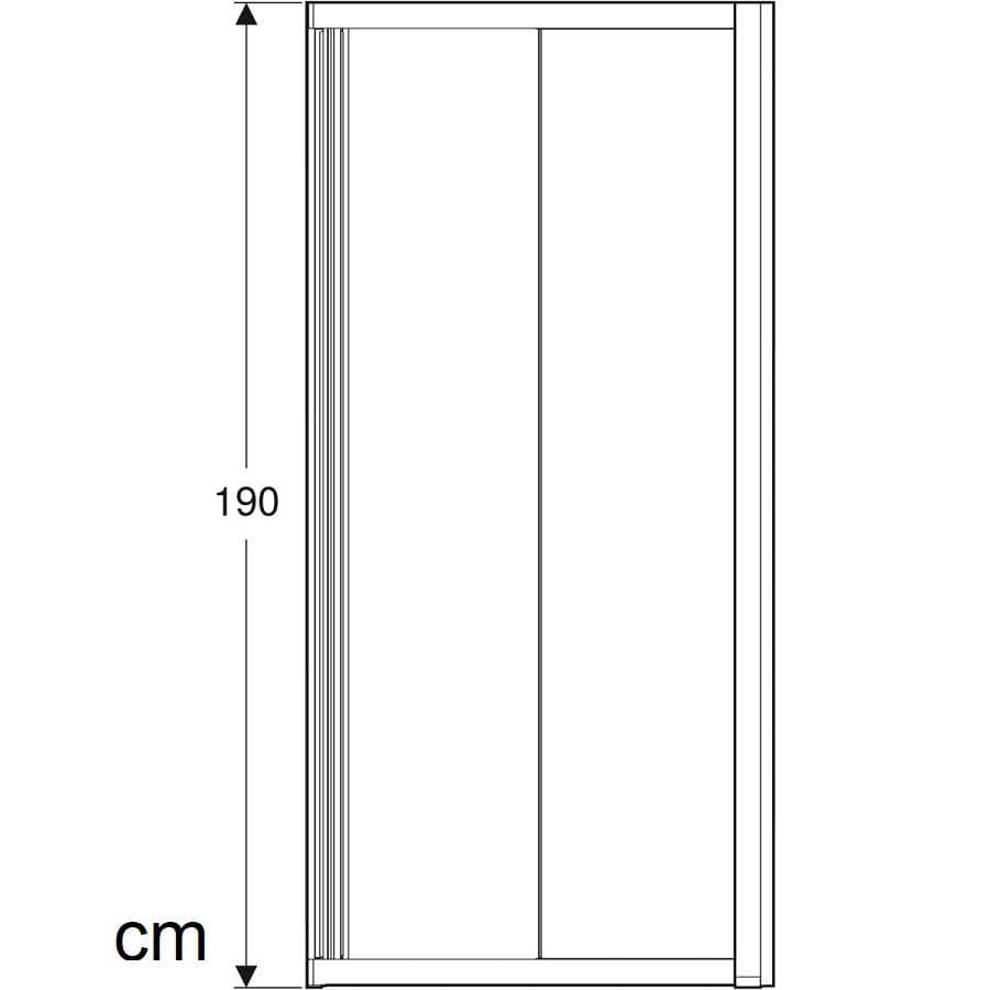  SAMTEK Sprchový kút štvorcový Geberit GEO 900x900x1900 mm, striebristrá, transparentné sklo G Štvorcový sprchový kút Geberit GEO 90cm x 190cm ,striebristrá,transparentné sklo