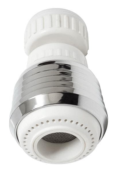 Úsporný perlátor biely kuchynský REMER, šetrič vody - 2 prúdy vody. 82W