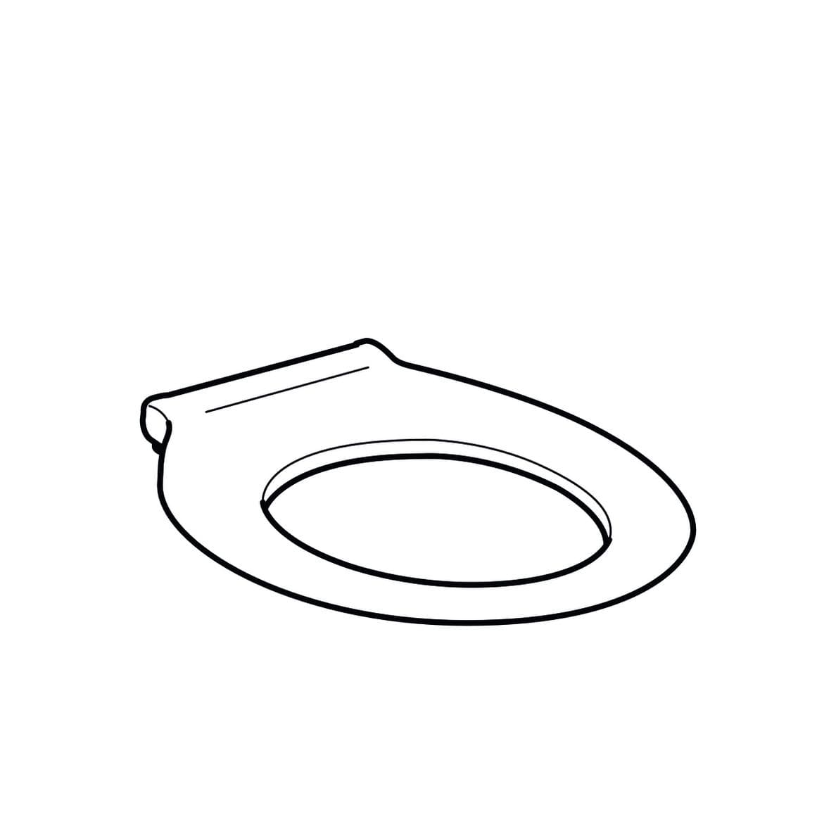  Geberit WC sedadlo Geberit Selnova Comfort, bezbariérový, sedací kruh, upevnenie zdola, biely G Selnova Comfort WC sedací kruh, bezbariérový, upevnenie zdola, biely