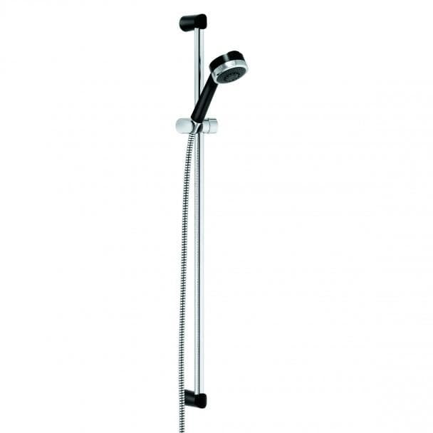 KLUDI ZENTA sprchový set 3S, L = 900 mm, čierna/chróm