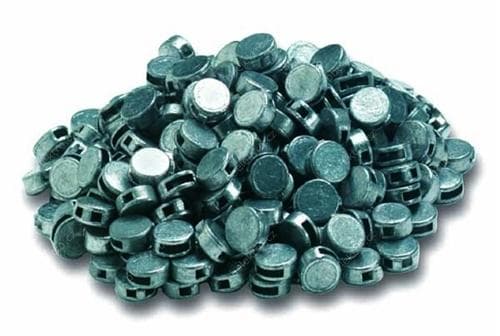 Plomby k vodomeru olovené priemer 10mm  (1 kg cca 350 ks) predaj min.po1kg