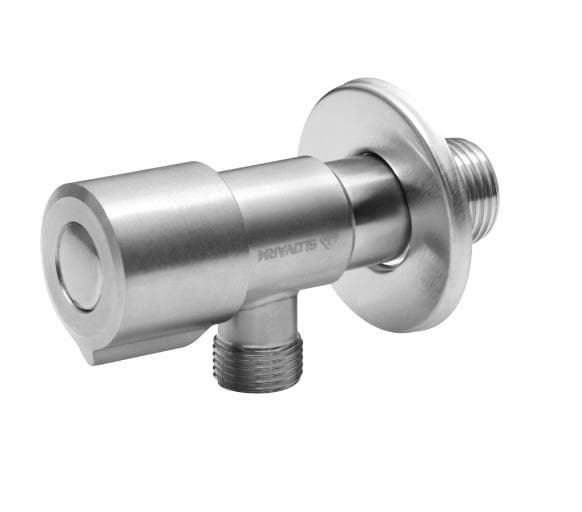 Rohový ventil 1/2"x3/8" nerezový s keramickým vrškom neutrálny, TE-66N.1 DN10