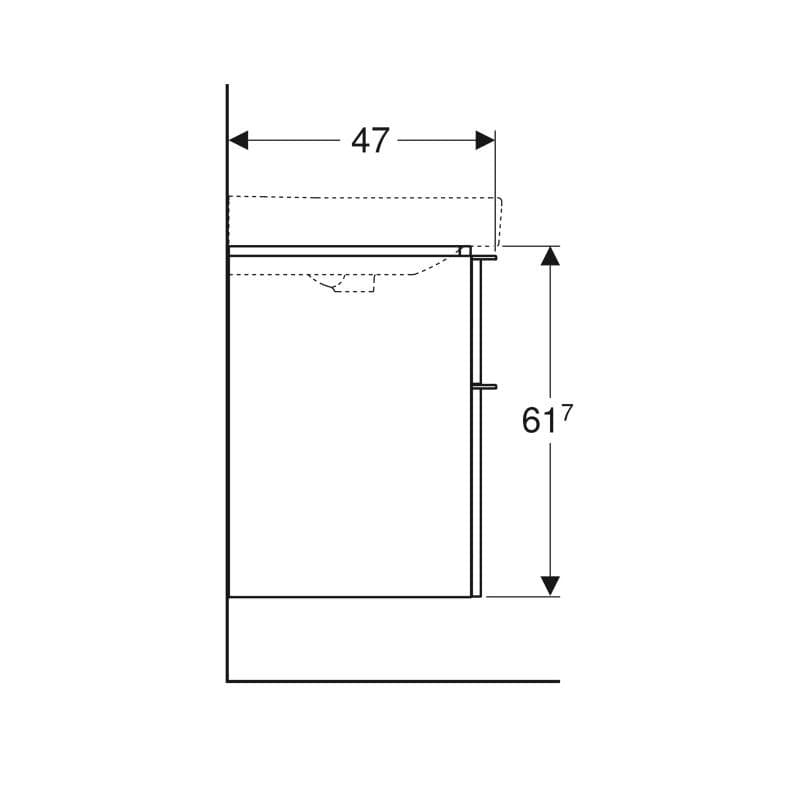  Geberit G Smyle Square skrinka pod 90 cm umývadlo, s 2 zásuvkami, 88.4x61.7x47cm, biela G Smyle Square skrinka pod 90 cm umývadlo, s 2 zásuvkami, 88.4x61.7x47cm, biela