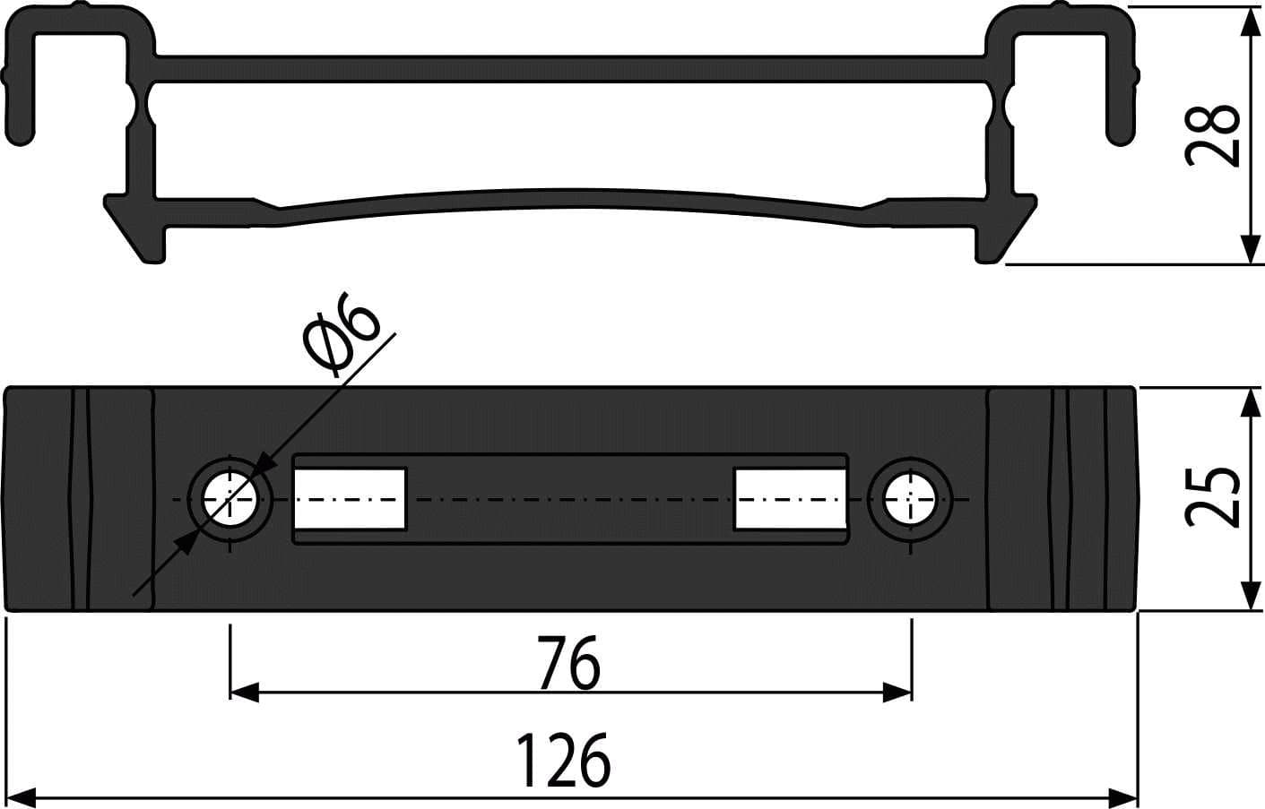  Alca AVZ-P002 zámok žľabu AVZ102-R102, AVZ-P002 AL-vonk. ZAMOK zlabu AVZ102-R102