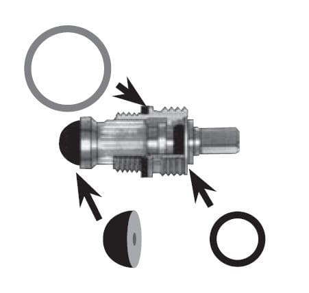 Sada 3/8" - sada 6 ks tesnení pre opravu 2 ks vrškov T-12-3/8"
