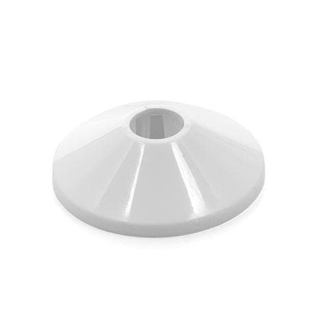 KB 1015 - Krytka trubková jednoduchá, biela, priemer 16 mm