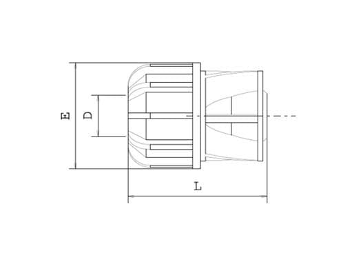  PLASTICA ALFA PA Universal záslepka 21-27, UNI PA Universal Záslepka 21-27