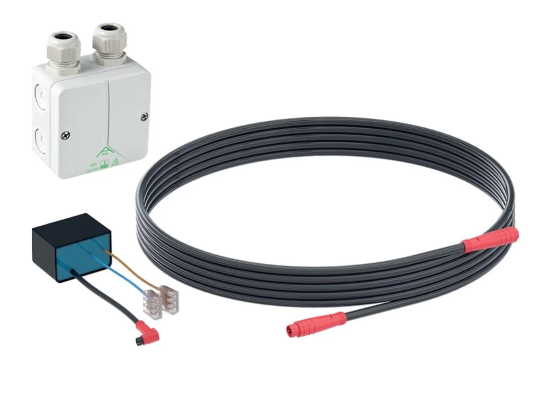 Súprava Geberit so sieťovým zdrojom 230V/12V/50Hz,kábel 1,8m plus elektrická krabica