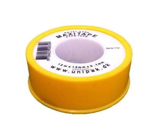 Teflónová páska 12 mm x 0,1 mm, dĺžka 10 m, hustota: 0,25 g/cm3 =422329