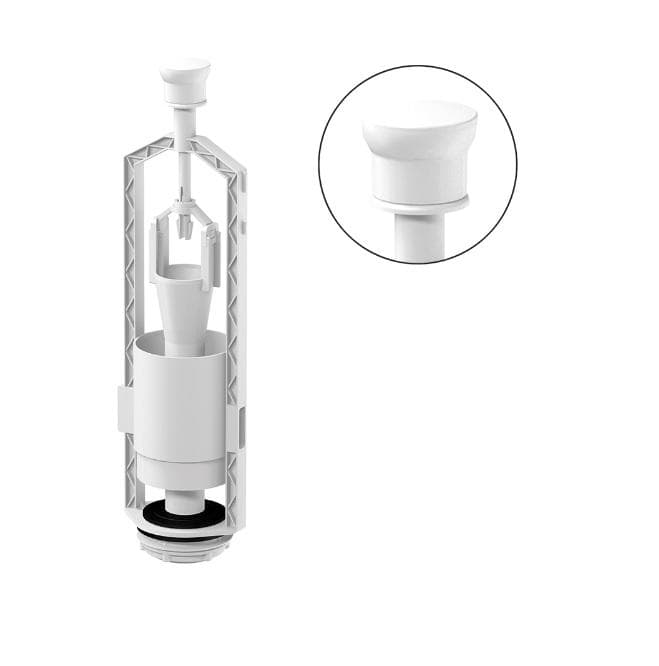 Vypúšťací ventil TE-4549B/I pre WC nádržky, ŠTART - STOP systém, G 2 + G 2 1/4"