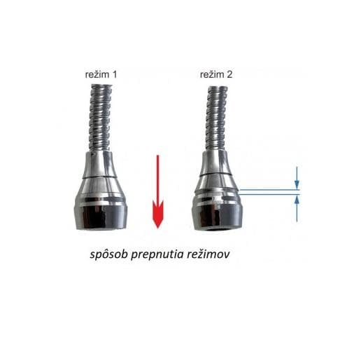 REMER Úsporný perlátor s predĺženou kovovou hadicou, dĺžka 14 cm REMER PERLATOR S PREDLZENOU HADICOU